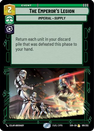 The Emperor's Legion (091/252) - Spark of Rebellion Foil