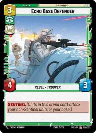 Echo Base Defender (098/252) - Spark of Rebellion Foil