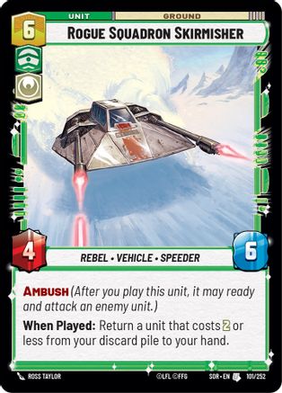 Rogue Squadron Skirmisher (101/252) - Spark of Rebellion Foil