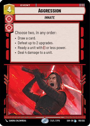 Aggression (155/252) - Spark of Rebellion Foil