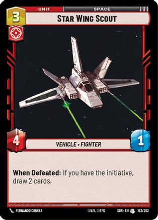 Star Wing Scout (163/252) - Spark of Rebellion Foil