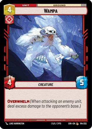 Wampa (164/252) - Spark of Rebellion Foil