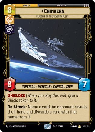Chimaera - Flagship of the Seventh Fleet (185/252) - Spark of Rebellion Foil