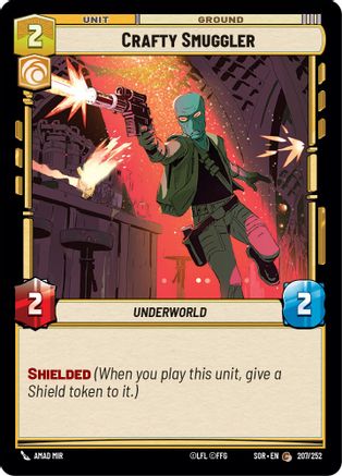 Crafty Smuggler (207/252) - Spark of Rebellion Foil