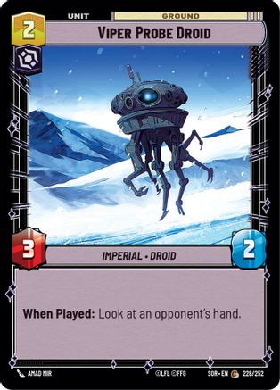 Viper Probe Droid (228/252) - Spark of Rebellion Foil