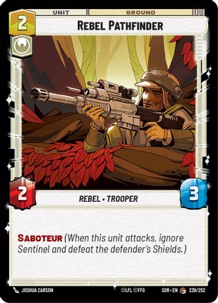 Rebel Pathfinder (239/252) - Spark of Rebellion Foil