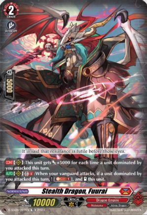 Stealth Dragon, Fuurai (D-SS09/007EN) - D-SS09: Special Series 09 Stride Deckset -Shiranui-
