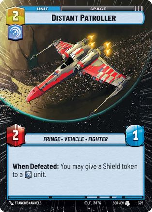 Distant Patroller (Hyperspace) (325) - Spark of Rebellion Foil