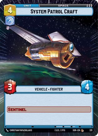 System Patrol Craft (Hyperspace) (331) - Spark of Rebellion Foil