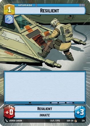 Resilient (Hyperspace) (334) - Spark of Rebellion Foil
