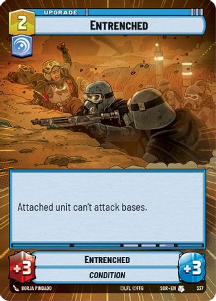 Entrenched (Hyperspace) (337) - Spark of Rebellion Foil