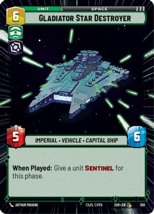 Gladiator Star Destroyer (Hyperspace) (350) - Spark of Rebellion