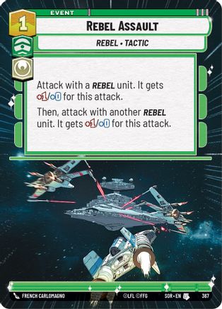 Rebel Assault (Hyperspace) (367) - Spark of Rebellion Foil