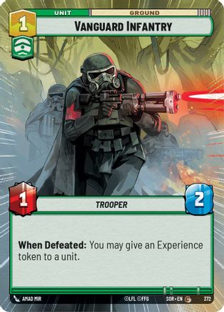 Vanguard Infantry (Hyperspace) (372) - Spark of Rebellion Foil
