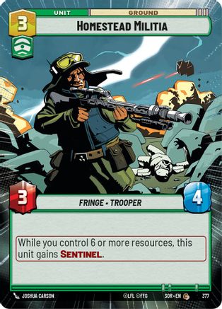 Homestead Militia (Hyperspace) (377) - Spark of Rebellion
