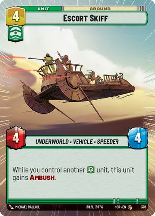 Escort Skiff (Hyperspace) (378) - Spark of Rebellion