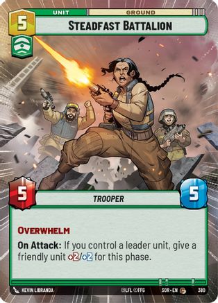 Steadfast Battalion (Hyperspace) (380) - Spark of Rebellion Foil