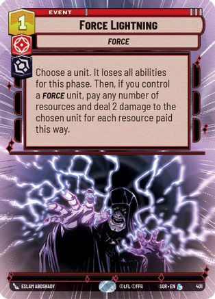 Force Lightning (Hyperspace) (401) - Spark of Rebellion