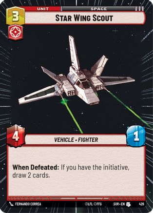 Star Wing Scout (Hyperspace) (426) - Spark of Rebellion Foil