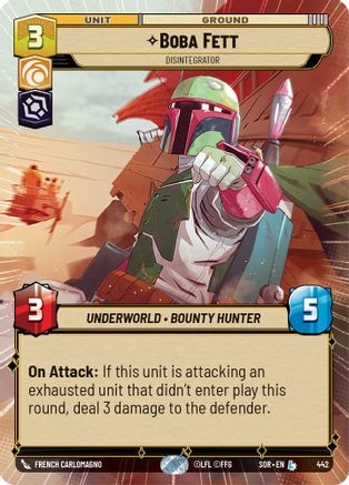 Boba Fett - Disintegrator (Hyperspace) (442) - Spark of Rebellion