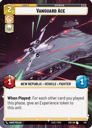Vanguard Ace (Hyperspace) (453) - Spark of Rebellion Foil