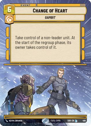 Change of Heart (Hyperspace) (486) - Spark of Rebellion Foil