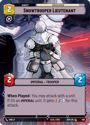 Snowtrooper Lieutenant (Hyperspace) (488) - Spark of Rebellion