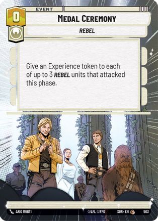 Medal Ceremony (Hyperspace) (503) - Spark of Rebellion Foil
