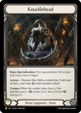 Knucklehead - LGS231 (LGS231) - Flesh and Blood: Promo Cards Rainbow Foil