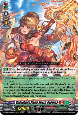Undoubting Flame Sword, Radylina (D-SS12/004EN) - D-SS12: Triple Drive Booster