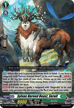 Sylvan Horned Beast, Seroll (D-SS12/080EN) - D-SS12: Triple Drive Booster