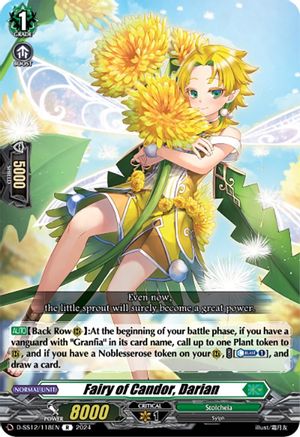 Fairy of Candor, Darian (D-SS12/118EN) - D-SS12: Triple Drive Booster