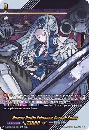Aurora Battle Princess, Seraph Snow (SIR) (D-SS12/SIR10EN) - D-SS12: Triple Drive Booster