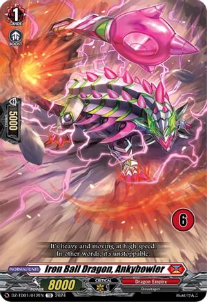 Iron Ball Dragon, Ankybowler (6) (DZ-TD01/012EN) - DZ-TD01: Start Up Trial Deck "Dragon Empire"