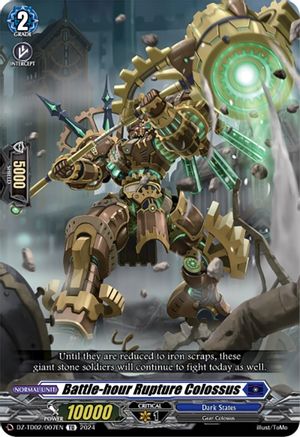 Battle-hour Rupture Colossus (DZ-TD02/007EN) - DZ-TD02: Start Up Trial Deck "Dark States"