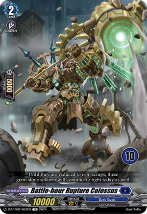 Battle-hour Rupture Colossus (10) (DZ-TD02/007EN) - DZ-TD02: Start Up Trial Deck "Dark States"