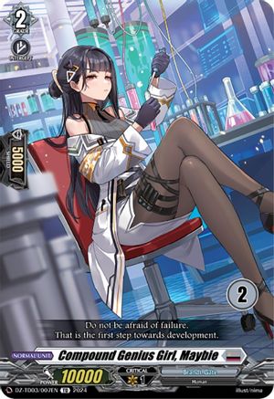 Compound Genius Girl, Maybie (2) (DZ-TD03/007EN) - DZ-TD03: Start Up Trial Deck "Brandt Gate"