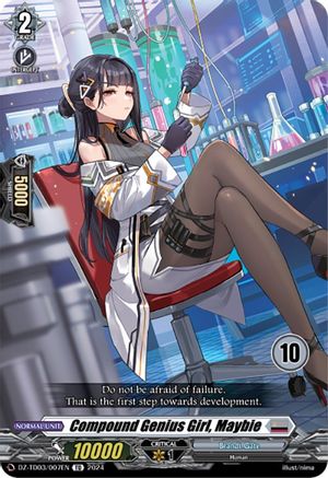 Compound Genius Girl, Maybie (10) (DZ-TD03/007EN) - DZ-TD03: Start Up Trial Deck "Brandt Gate"