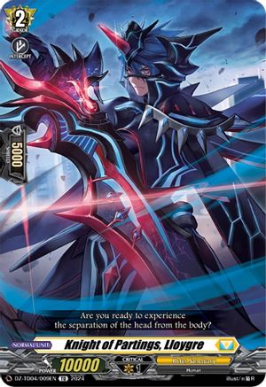 Knight of Partings, Lloygre (DZ-TD04/009EN) - DZ-TD04: Start Up Trial Deck "Keter Sanctuary"