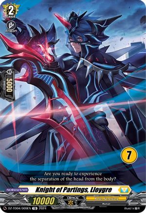 Knight of Partings, Lloygre (7) (DZ-TD04/009EN) - DZ-TD04: Start Up Trial Deck "Keter Sanctuary"