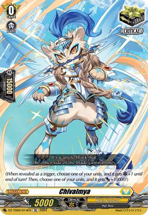Chivalmya (DZ-TD04/014EN) - DZ-TD04: Start Up Trial Deck "Keter Sanctuary"