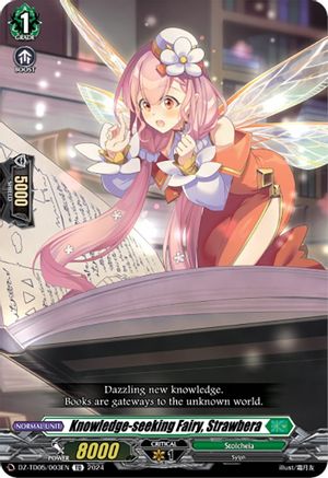 Knowledge-seeking Fairy, Strawbera (DZ-TD05/003EN) - DZ-TD05: Start Up Trial Deck "Stoicheia"