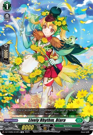 Lively Rhythm, Biara (DZ-TD05/012EN) - DZ-TD05: Start Up Trial Deck "Stoicheia"