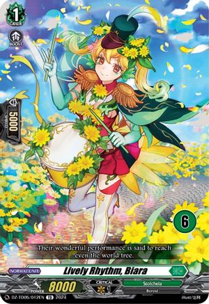 Lively Rhythm, Biara (6) (DZ-TD05/012EN) - DZ-TD05: Start Up Trial Deck "Stoicheia"