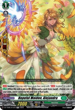 Hopeful Maiden, Alejandra (DZ-TD05/013EN) - DZ-TD05: Start Up Trial Deck "Stoicheia"