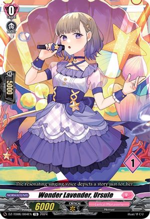 Wonder Lavender, Ursule (1) (DZ-TD06/004EN) - DZ-TD06: Start Up Trial Deck "Lyrical Monasterio"
