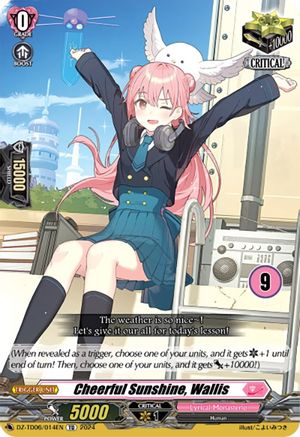 Cheerful Sunshine, Wallis (9) (DZ-TD06/014EN) - DZ-TD06: Start Up Trial Deck "Lyrical Monasterio"