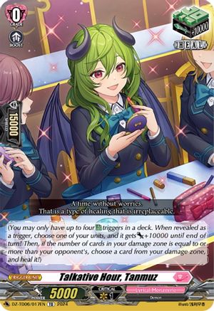 Talkative Hour, Tanmuz (DZ-TD06/017EN) - DZ-TD06: Start Up Trial Deck "Lyrical Monasterio"