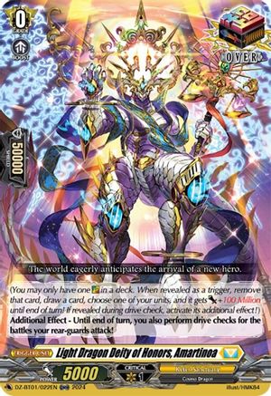 Light Dragon Deity of Honors, Amartinoa (ORR) (DZ-BT01/022EN) - DZ-BT01: Fated Clash