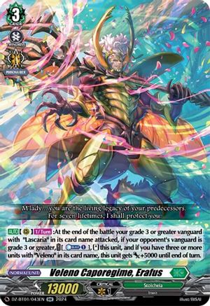 Veleno Caporegime, Erafus (DZ-BT01/043EN) - DZ-BT01: Fated Clash